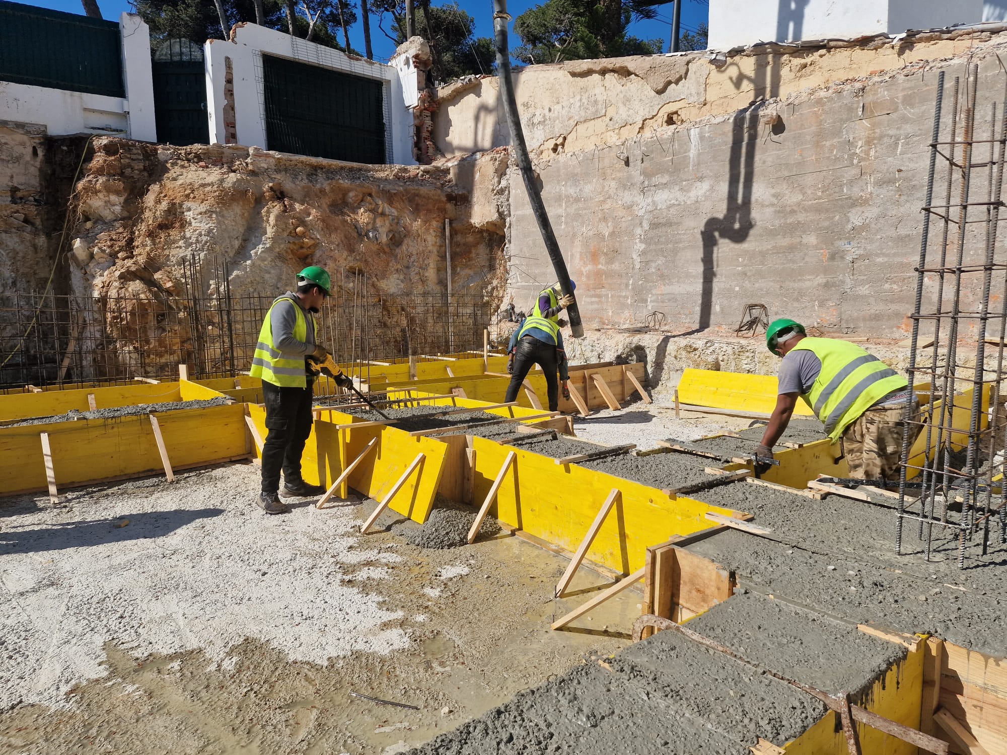 Construção de Estrutura em Betão